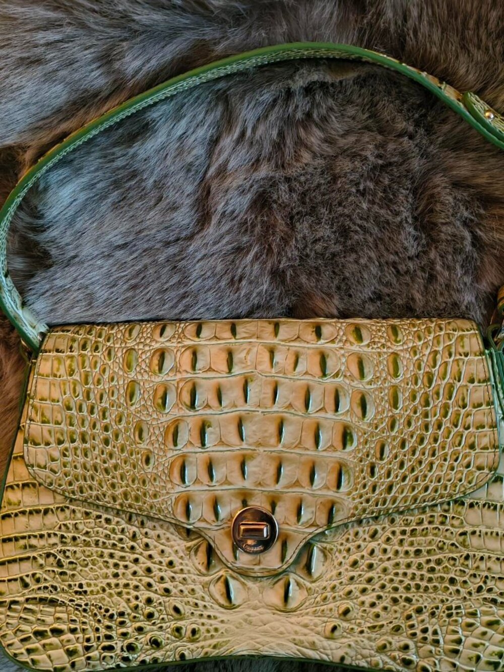 BRAHMIN Nerida Shoulder Bag, Fern